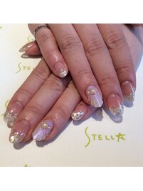 【ジェル】人魚の鱗NAIL