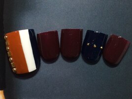 秋ストライプフット