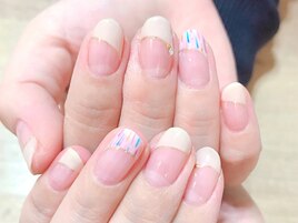 大人かわいいナナメフレンチ