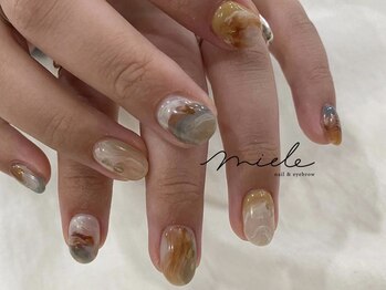 ミエレ(miele)/もやもや地層ニュアンスネイル