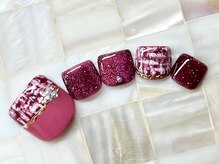 モーヴネイル(mauve.nail)/フットネイル定額アートC ¥12500