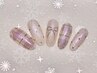 ☆ チェック柄デザインネイル ☆6.980円
