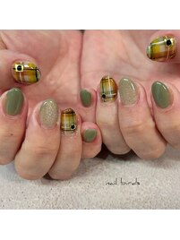 チェックネイル