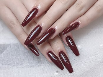 ブイピーネイル 新大久保(VP nail)/長さだし&ワンカラー