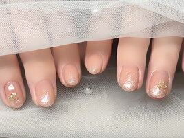 ラメグラデネイル♪