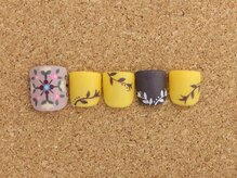 ネイルサロン ブランロール 白金店(Nail Salon Blanl'or)/FOOT　刺しゅうネイル♪マット