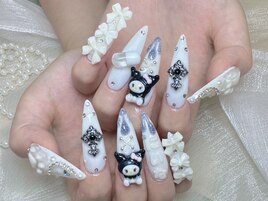 白ネイル