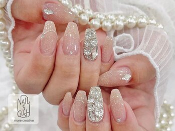ネイルズガッシュ 川崎店(NAILsGUSH)/ビジュー/ワンホン/韓国ネイル