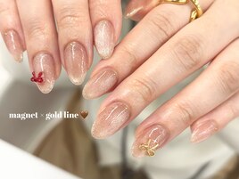 マグネットにラメライン