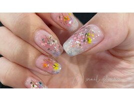 押し花ネイル