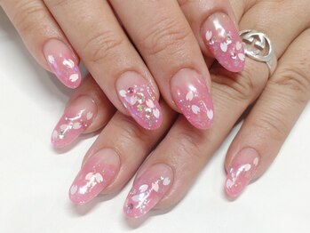 ネイルサロン アリエルの写真/【長さ出しスカルプワンカラー¥12000】1級＆上級取得のネイリストにお任せ☆美フォルムスカルプが叶う♪