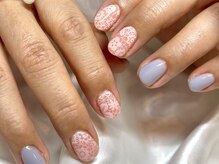 ウー(uwu)の雰囲気(2026年、流行りのレースネイルいかがですか(^^))