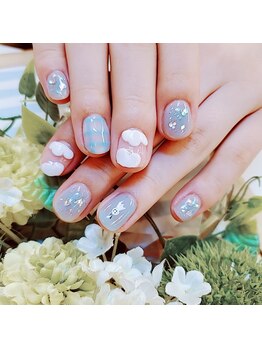 トータルビューティーサロン ドールズ(total beauty salon Dolls)/クラウドネイル※3D別7700円