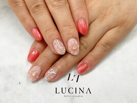 C-213 ぷっくりフラワーネイル