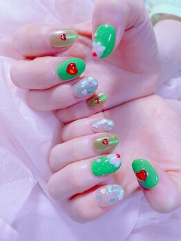 ネイルサロン パピリオ(Nail Salon papilio)/クリームソーダデザイン☆