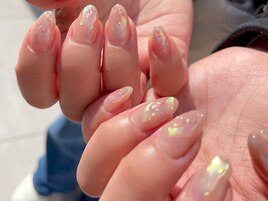 オーロラうるうるネイル☆