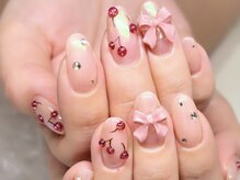 カラーズ(colors.)/さくらんぼ×リボン×ピンク。