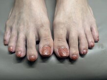 ミスネイル みどり町店(Ms.naiL)/フットラメワンカラー