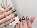秋冬星アートネイル