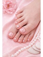 アートスタジオ グラッセ(Art Studio gLAsse)/桜フットネイル