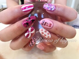 バービー×ドライフラワー