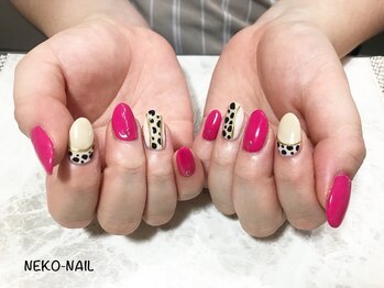 ネコ ネイル(NEKO NAIL)/ダルメシアンネイル