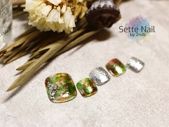 セッテネイル(Sette Nail)/透け感インクアート[自由が丘]