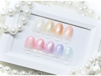 ボガスティーズネイル(Vogusty's nail)/春カラーグラデーション