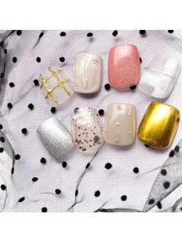 グラフネイル(graph nail)/フットネイル