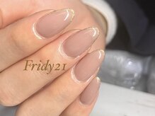 フライデートゥエンティーワン(Friday 21)/ワンカラー＋ラメライン