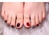 ≪FOOT≫ワンカラーネイル(フットバス付)