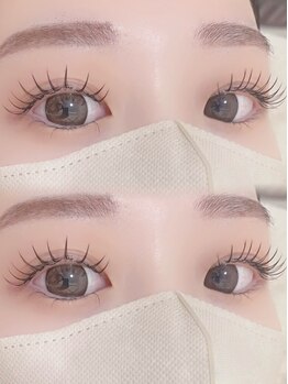 ディアロ(Dealo)の写真/【まつげエクステが大人気のお店】理想のなりたい目元に☆自まつ毛の負担を抑えたフラットラッシュで持ちUP
