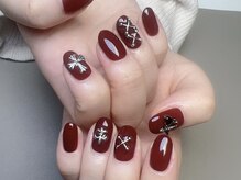 カナネイル(KANA.nail)/ワンカラー　ボルドー