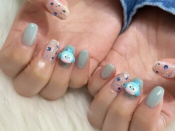 blue×宝石×はんぎょどんパーツ