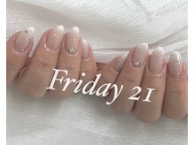 ベイビーブーマー/冬ネイル／白