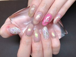 107 ステンドグラス・シェル