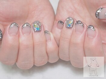 オトナネイル(otona nail)/ガラスフレンチネイル