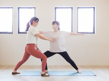 灯 ヨガとピラティスと、の雰囲気（和やかな雰囲気で楽しい時間が過ごせるように心がけています）