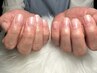【ハンド】オフィスネイル　クリア3500円　（オフなし・ケア込み）