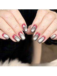 グレーマグネットデザイン