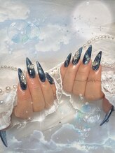リボン ド ティアラ(Ribbon de Tiara)/夜空ネイル…:☆