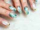 大理石ネイル ¥11,800