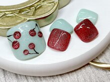 ネイルサロン ふるる 大須店/☆フットプチプラネイル#393