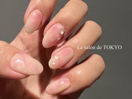 ちゅるん桃ネイル☆オフ込¥8,000