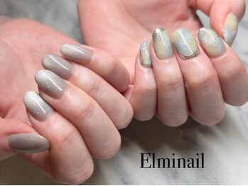 エルミネイル(ELMI nail)の写真/【大人女性の魅力を引き出す上品ネイル多数☆】プライベートサロンでリラックスして施術&綺麗な指先に…♪