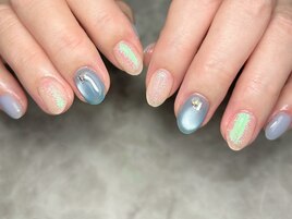 マグネットとオーロラフレーク
