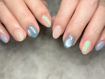 ブリスフルハピネス(Blissful happiness)/マグネットとオーロラフレーク