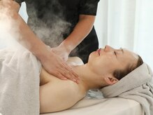 ホワイトニング美白ラボ 筑西店(ホワイトニング美白LAB)の雰囲気（フェイシャル♪デコルテ付きマッサージで凝りほぐしてスッキリ！）