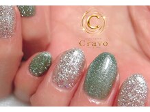 クラーヴォ 本店(Cravo)/マグネット×フラッシュネイル
