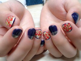成人式ネイル★和装
